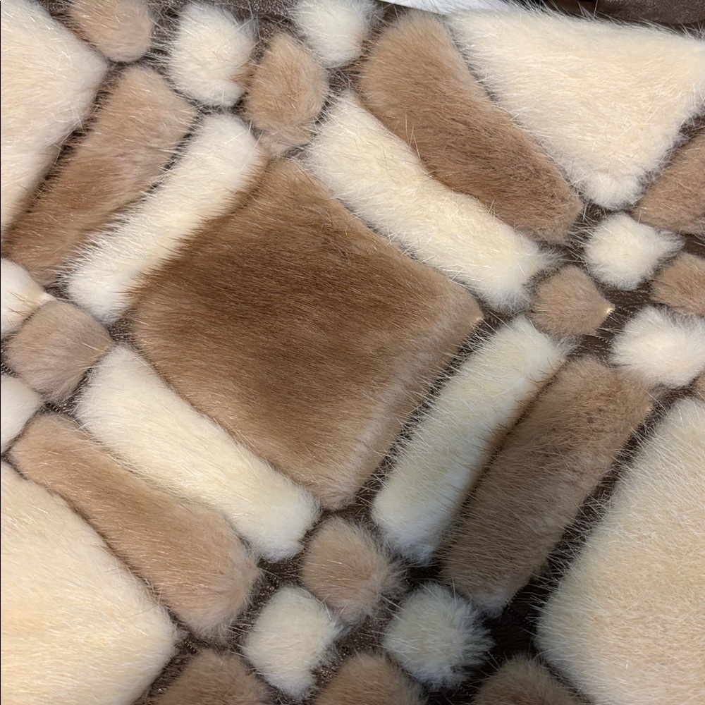Cownie Vintage Genuine Mink Fur and Leather Coat - Small - includes custom bag - Picture 8 of 13